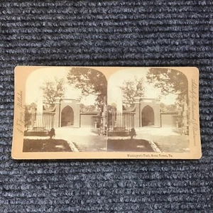 Stereoscope Stereo View Washington DC Stereoview Mount Vernon Washington's Tomb - Picture 1 of 6