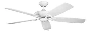 Kichler Lighting 310150MWH - 60"  5 Blade Ceiling Fan - Matte White - Picture 1 of 1