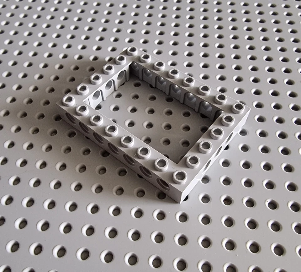 Lego Technic Technik Rahmen Lochbalken 6x8 neu hellgrau 1 Stück 32532 A082 - Bild 1 von 1