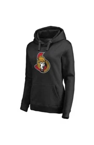 OTTAWA SENATORS NHL FANATICS FLEECE PULLOVER HOODIE, WOMEN SIZE L - Picture 1 of 1