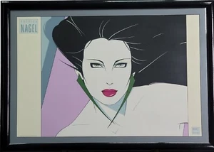 Patrick Nagel Woman With Green Earrings CN-15 1988 Dumas By Mirage Editions - Picture 1 of 13