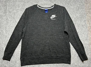 Nike Shirt Womens 1X Gray Organic Cotton Just Do It Active Yoga Thin Layer Easy - Picture 1 of 11
