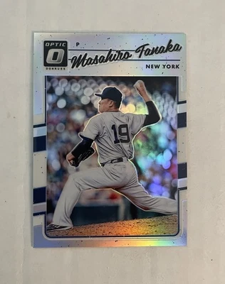 2017 Panini Donruss Optic — Масахиро Танака No123 серебряная призма — New York Yankees - Изображение 1 из 2