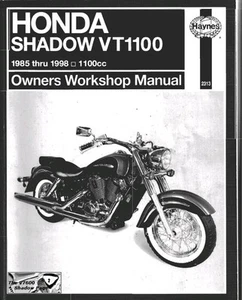 MANUEL ATELIER REVUE RÉPARATION PDF HONDA SHADOW VT1100 1985-1998 - Picture 1 of 2