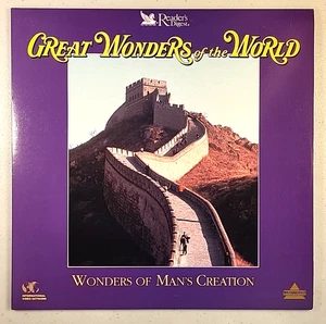 WONDERS OF MAN'S CREATION, documentary LASERDISC *VG close to LN* Readers Digest - Picture 1 of 3