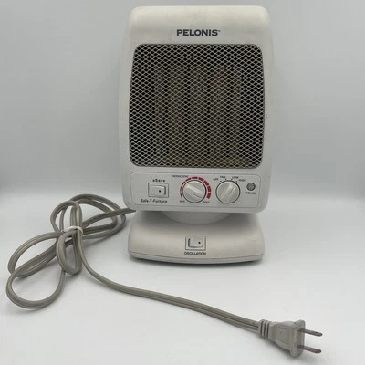 Pelonis Safe-T-Furnace Cerámica Oscilante Calentador de Espacio / Ventilador HC-441B - PROBADO Foto 1 de 4