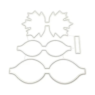 Bow Metal Cutting Dies Stencil DIY Scrapbooking Album Paper Card Template Mold - Image 1 of 4