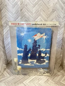 VTG 3 Wisemen Latch Hook Kit Red Heart (18”X24”) NEW SEALED 6616-03 - Picture 1 of 7