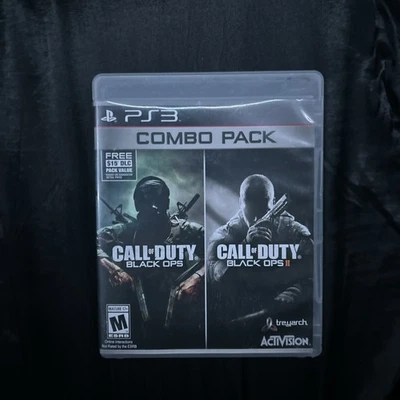 Call of Duty: Black Ops and Black Ops 2 Combo Pack Sony PlayStation 3 PS3 CIB Foto 1 de 4