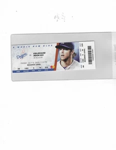 DODGERS vs ROCKIES 7/12/2013 TICKET KERSHAW - Picture 1 of 1