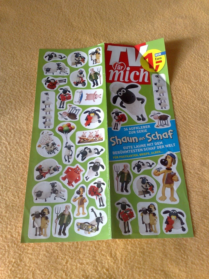 Sticker Sammelsticker TV für mich Shaun das Schaf 36 Aufkleber - Bild 1 von 1