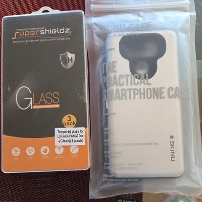 Funda plateada Skinu LG 6 4 5 cubierta de teléfono de silicona suave y Super Shieldz nueva en caja Foto 1 de 2