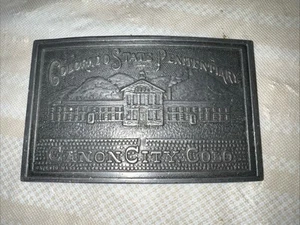 COLORADO STATE PENITENTIARY Belt Buckle CANON CITY - Nice Collectible - Picture 1 of 7