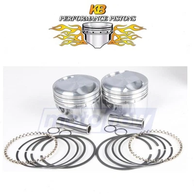 KB Cast Piston Set for 1984-1991 Harley Davidson FLTC Tour Glide Classic - dj Foto 1 de 4