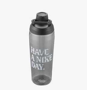 Nike Hypercharge Chug Water Bottle 24 oz. Have a Nike Day Anthracite Black - Picture 1 of 2