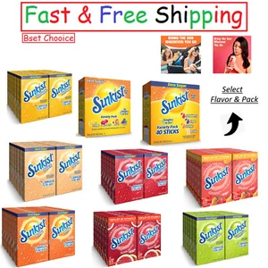 Sunkist Soda, Singles To Go Drink Mix, ( Select Flavor & Pack ) - Best Product. - Picture 1 of 13