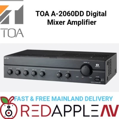 TOA A-2060DD 60W 100V Line Digital Mixer Amplifier Professional Series - Image 1 of 4