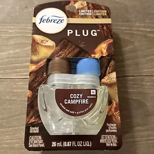 Febreze Limited Edition Cozy Campfire Scented Oil Plug In Refill Single Pack NEW - Picture 1 of 3