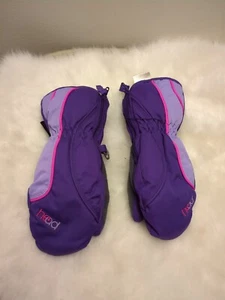 girls HEAD brand purple GLOVES zipper on/off size SMALL non slip SUPER CONDITION - Picture 1 of 10