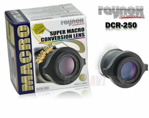 Raynox DCR-250 Universal Macro Snap-On Lens 43mm 52mm 55mm 58mm 62mm 67mm - Picture 1 of 6