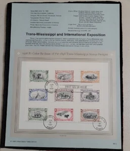 USPS OFFICIAL SOUVENIR PAGE SCOTT #SP1267 & #SP1268 #SP1403 (3) - Picture 1 of 9