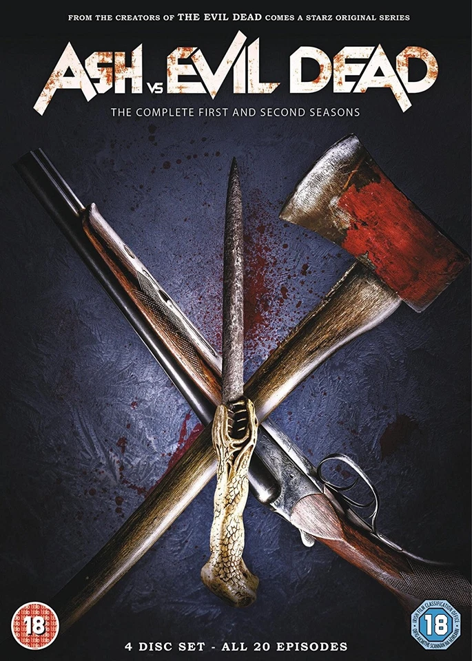 Ash vs. Evil Dead: Seasons 1 & 2 DVD (PAL version, Very Good Condition) - Image 1 of 1