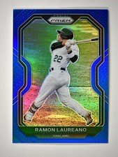 2021 Prizm Blue Prizm Tier I #88 Ramon Laureano - Oakland A's