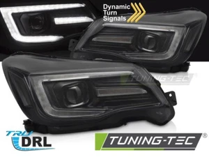 FARI ANTERIORI LED TUBE NERO DINAMICHE PER SUBARU FORESTER IV 13-18 FANALI LIGHT - Imagen 1 de 6