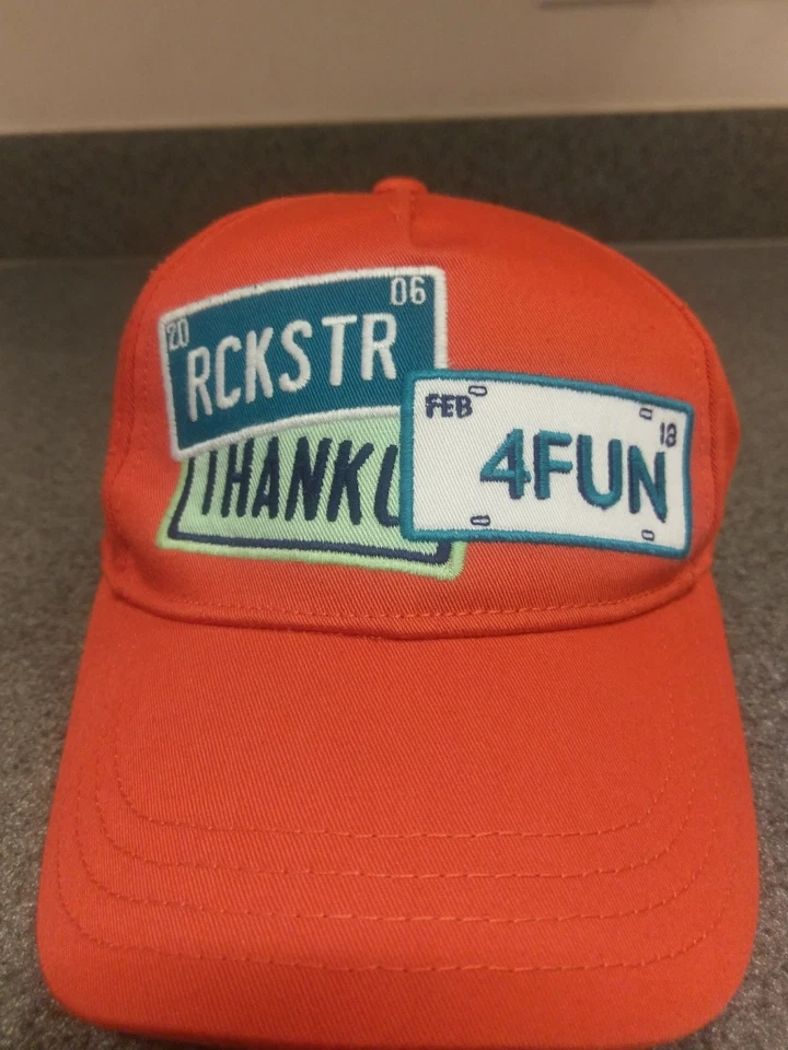 Gymboree Hat Cap Size Medium Unisex Orange - Image 1 of 4