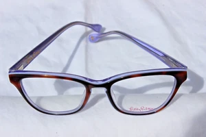 NEW – LILY PULITZER COPELAND TORTOISE OPTICAL EYEGLASS FRAMES 48-17-130 - Picture 1 of 11