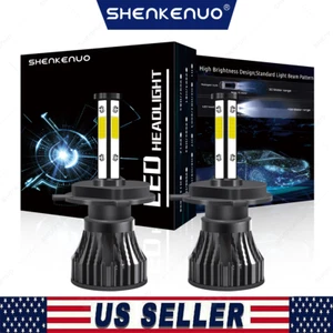 6000K 2pc 9003 LED Headlight High/Low Beam Bulbs Kit For Toyota Paseo 1992-1999 - Picture 1 of 9