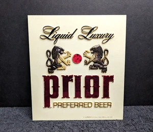 Colgador de pared de plástico de lujo líquido cerveza preferido PRIOR de colección 7,75" x 7" - Imagen 1 de 3