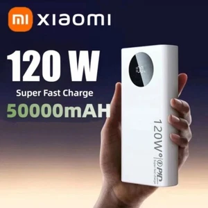 Xiaomi 120W 50000mAh Haute Capacité Power Bank Charge Rapide Powerbank Portable - Photo 1 sur 18