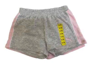 Youth 2-Pack Girls Size S 7/8 Shorts Pink Gray New - Picture 1 of 2