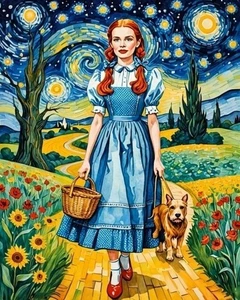 Van Goch  Wizard of Oz  The Yellow Brick Road 18X24 NEW - Picture 1 of 5