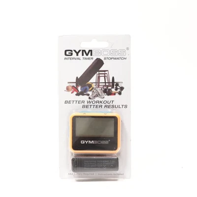 Gymboss  Interval Timer and Stopwatch - Orange/Blue - Image 1 of 3