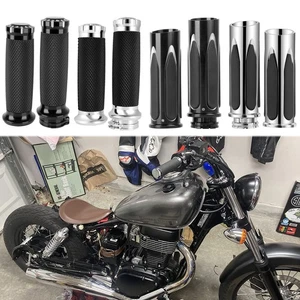 1" Motorcycle Handlebar Hand Grips For Suzuki Boulevard S50 S40 C50 C90 M50 M90 - Picture 1 of 28