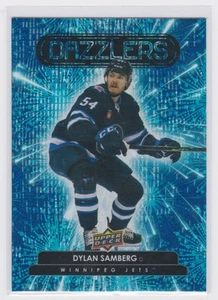 2022-23 Upper Deck Dazzlers Blue Dylan Samberg Winnipeg Jets #DZ-94 - Imagen 1 de 2
