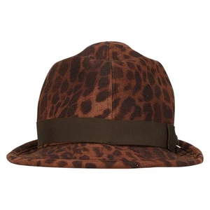 CA4LA Leopard Leopard Pattern Hat hat Women 【Used】 - Picture 1 of 7
