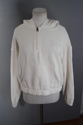 Sudadera con Capucha The North Face Tinte Media Cúpula Recortada 1/2 Cremallera Pullover Mediana Crema Foto 1 de 4