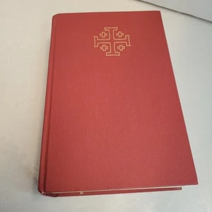 Vintage Jerusalem Bibel, gebundene Leserausgabe, roter Einband HC 1968 Doubleday sehr guter Zustand  - Bild 1 von 13