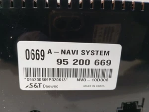 95200669 navigatore gps per CHEVROLET CAPTIVA 2.2 VCDI LT 2WD 2011 423576 - Picture 1 of 12