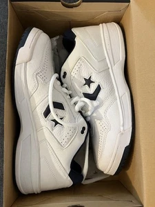 Converse Athletic Basketball SE Ox Shoes Mens Size 9.5 White Blue RARE - Picture 1 of 13