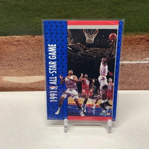 1991 Fleer All-Star Game #238 Michael Jordan Charles Barkley Magic Johnson HOF - Picture 1 of 2