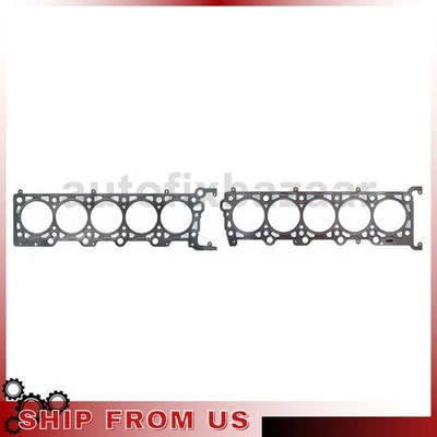 2 juntas de culata de motor izquierda derecha para Ford E-350 Club Wagon 6,8 L_ Foto 1 de 4