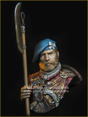 Young Miniatures, Scottish Highlander, kit escala 1/10, nuevo en caja, yh1865, nuevo en caja Foto 1 de 4