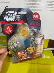 Mind Candy Giochi Preziosi WORLD OF WARRIORS 4 guerrieri in metallo (2) - Picture 1 of 6