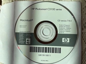 HP Photosmart C3100 series Driver Apple Macintosh Mac OS X v10.3.9 and OS X 10.4 - Picture 1 of 2