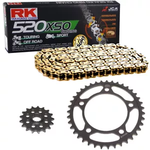 Kettensatz Suzuki LT-Z 400 Quadsport 03-08 Kette RK GB 520 XSO 96 offen GOLD - Bild 1 von 4