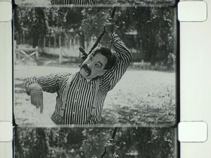 16mm JOIN THE CIRCUS - Snub Pollard 400' b/w silent Blackhawk - Picture 1 of 13